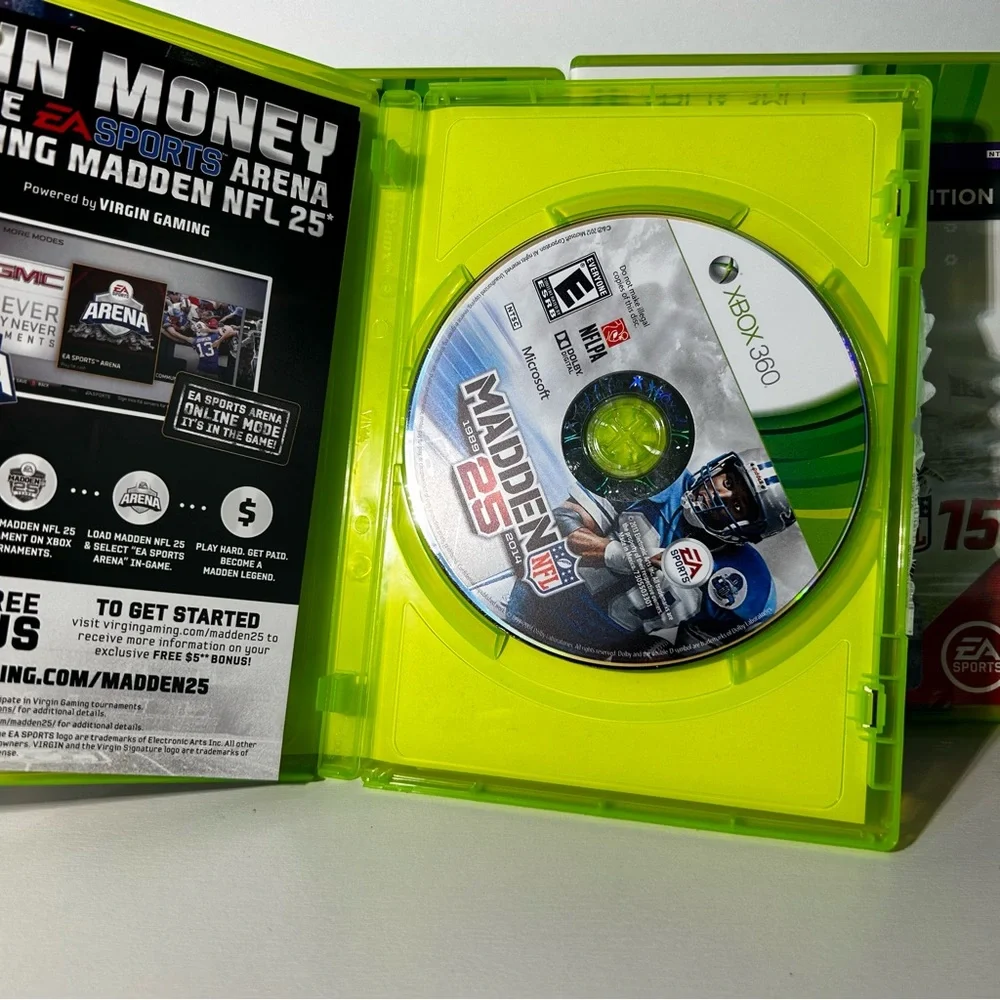 Madden NFL 10,12,15,25 (Microsoft Xbox 360) Lot of 4 **UNTESTED**